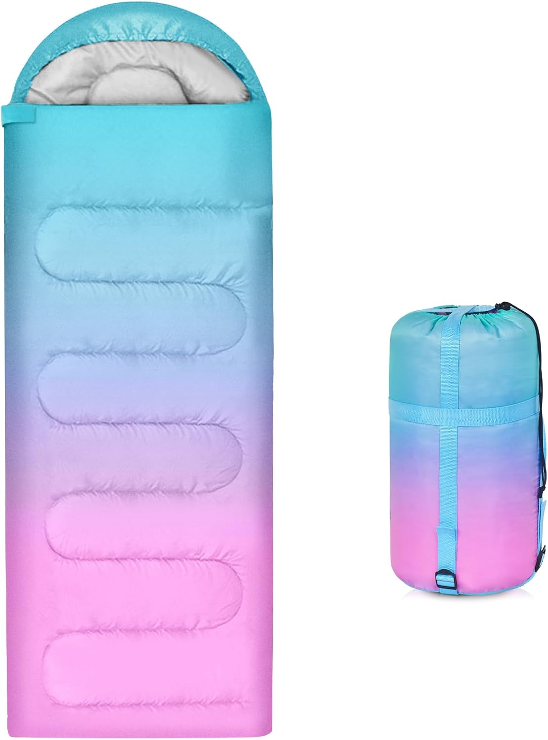 Sleeping Bags for Adults Kids,3 Seasons Cold Warm Weather Waterproof Lightweight Camping Sleeping Bags for Men and Women,Camping Outdoor Travel