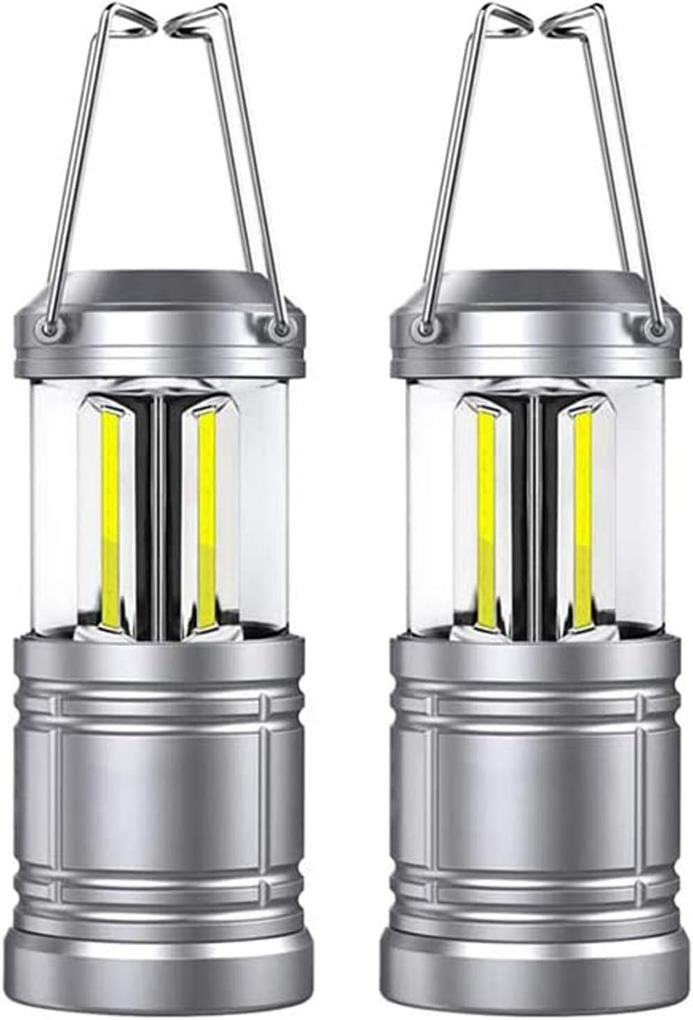 2 Pack LED Camping Lantern - 500 Lumens ,Collapsible LED Lanterns for Hurricane, Emergency,Storms, Outage