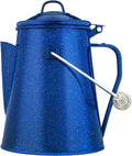 Classic Camping Kettle - Tea and Camp Kettle, NO Aluminum or Plastic, Ideal for Boiling Water (Blue)